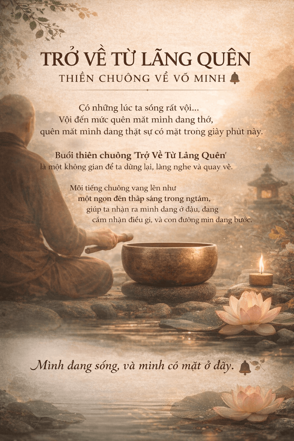 Thiền Chuông " Trở Về Từ Lãng Quên"