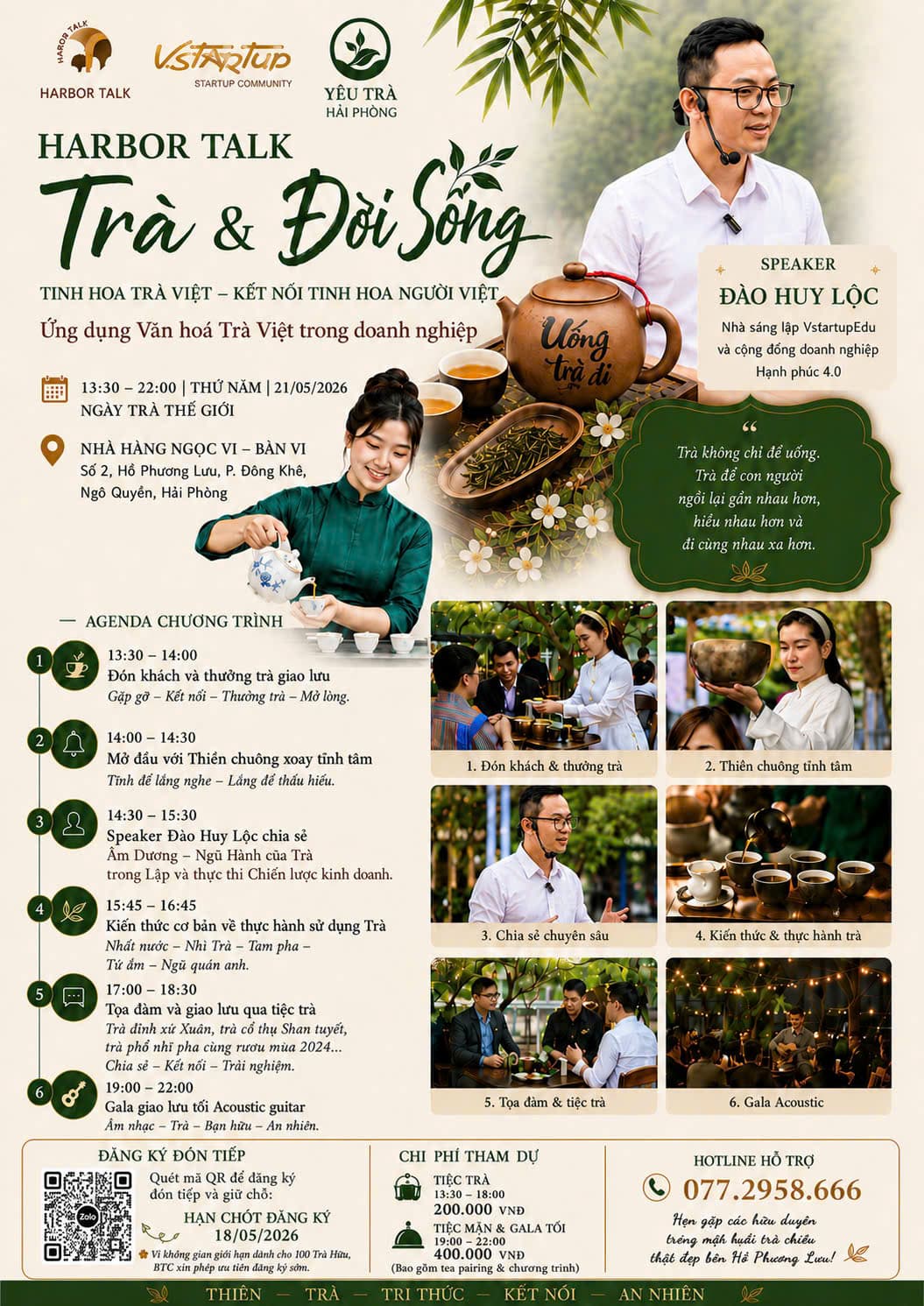 Thiền chuông nhân ngày Trà Thế Giới